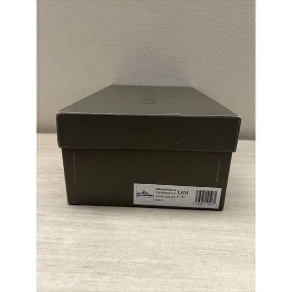 All Saints Men's Sz 12 US/45 EU Jonah Strap Black Leather Shoes - Picture 8 of 9